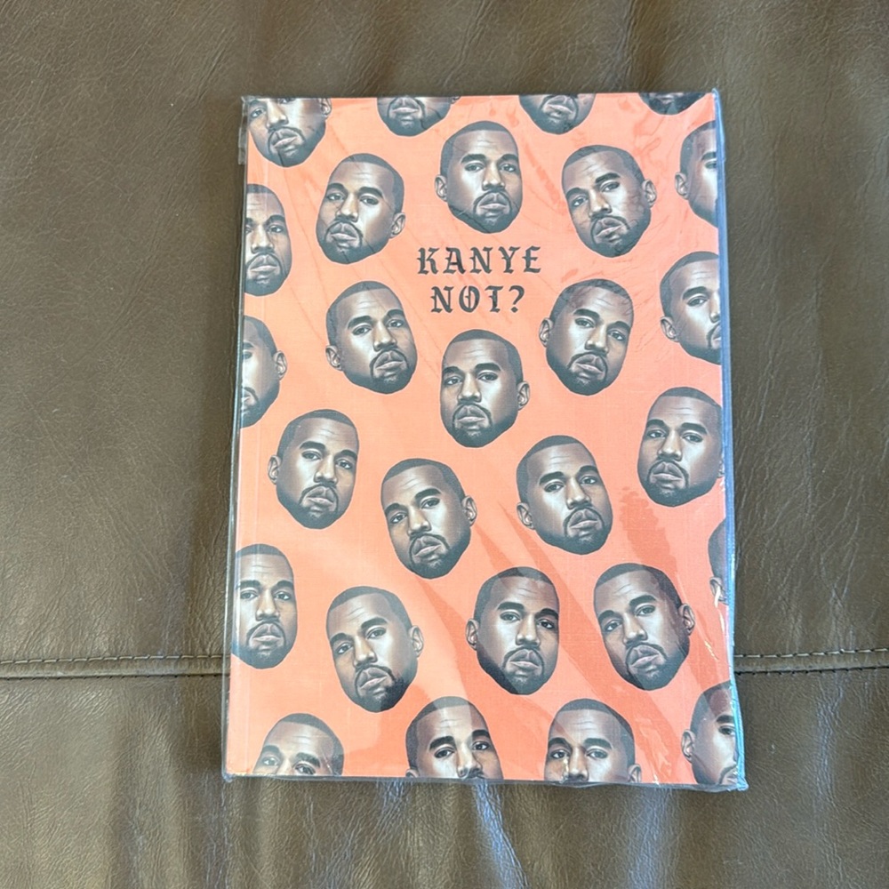 Kanye notebook 8x6